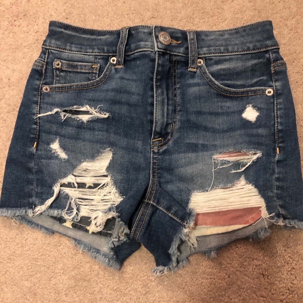 American eagle denim shorts